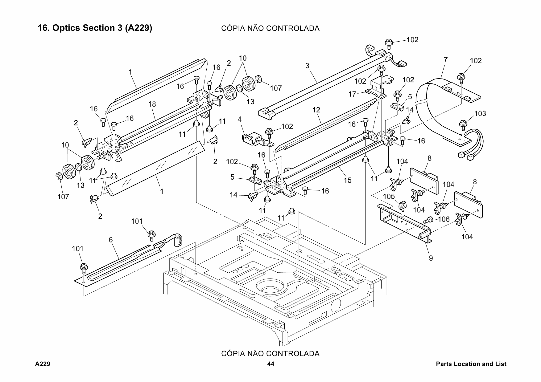 RICOH Aficio 550 650 A229 Parts Catalog-5